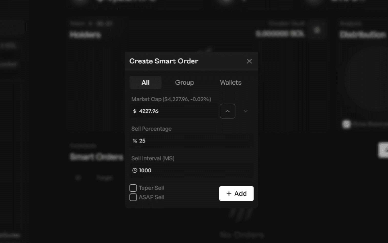 Smart Selling Feature